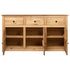 Rustika Rowe -  Sideboard 135x40x80 cm Solid Pinewood Panama Range